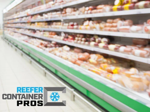 supermarket cold storage, climate controlled storage rental, grocery cold storage container, refrigerated storage container rental, cold storage container, rent climate controlled storage, reefer container rental, reefer container, refrigerated shipping container customer, Reefer Container Pros