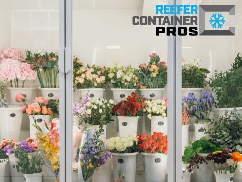 florist cold storage, climate controlled storage rental, floral cold storage container, refrigerated storage container rental, cold storage container, rent climate controlled storage, reefer container rental, reefer container, refrigerated shipping container customer, Reefer Container Pros