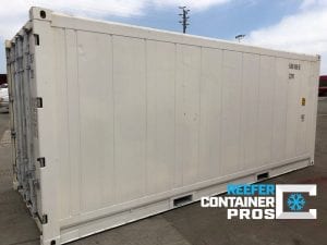 20 foot reefer container sample photo, 20 foot reefer container side panels angle, reefer container doors, 20 foot refrigerated shipping container, one trip reefer container, one trip 20 foot refrigerated shipping container, reefer container, 20' reefer, new reefer container, reefer container for sale, rent refrigerated storage, reefer trailer, refrigerated intermodal shipping container, cold storage container, Reefer Container Pros