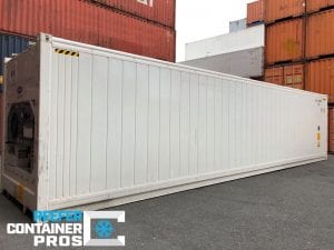 40 foot reefer container sample photo, 40 foot reefer container side panels angle, reefer container doors, 40 foot refrigerated shipping container, one trip reefer container, one trip 40 foot refrigerated shipping container, reefer container, 40' reefer, new reefer container, reefer container for sale, rent refrigerated storage, reefer trailer, refrigerated intermodal shipping container, cold storage container, 40' high cube refrigerated container, reefer trailer storage, Reefer Container Pros